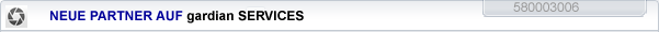 Neu Partner auf gardian-SERVICES. Wartend und Rot bedeutet akzeptierte Partner die noch nicht im System sind. Grün bedeutet akzeptierte Partner die im System übernommen sind. 