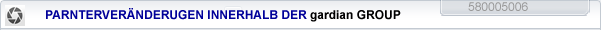 Partnerveränderungen innerhalb der gardian GROUP